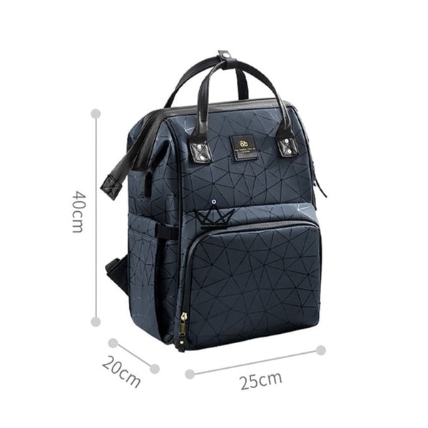 Sac à dos de Maternité / à langer - GEOMETRIX - - sac de maternité - Cadeau, Noël, Anniversaire, Original - Atelier Atypique