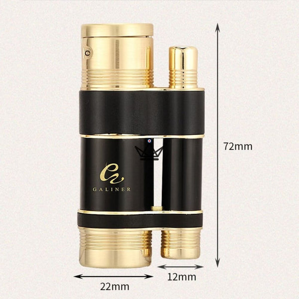 Briquet Chalumeau - 3 Torches TOWER - - Briquet Out - Cadeau, Noël, Anniversaire, Original - Atelier Atypique