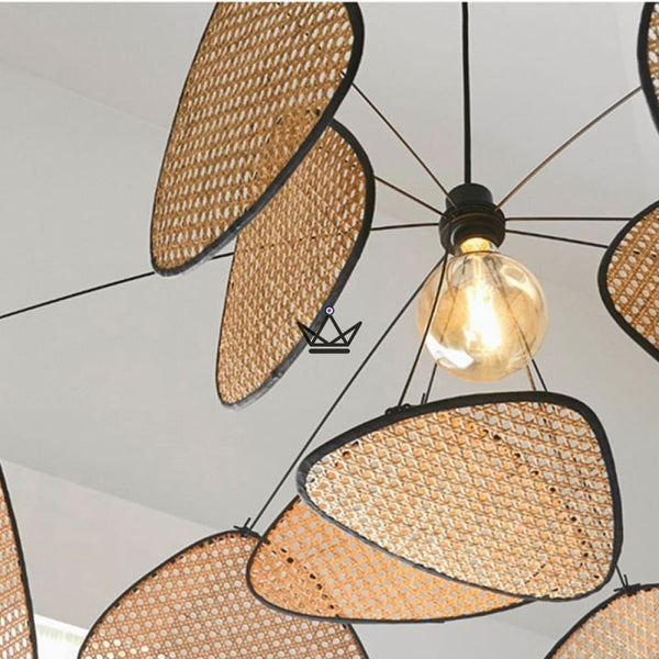 Lustre suspension Luminaire - Screen Rotin - - luminaire - Cadeau, Noël, Anniversaire, Original - Atelier Atypique