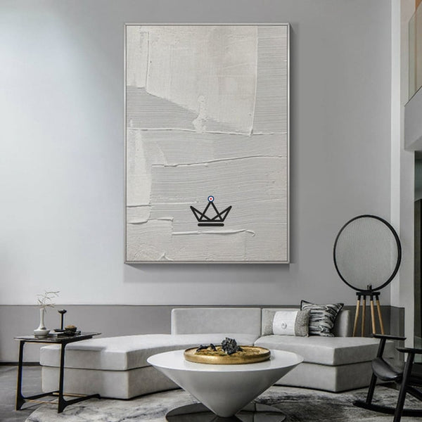 Peinture à l'huile sur toile XXL - Contraste Intense - - toile - Cadeau, Noël, Anniversaire, Original - Atelier Atypique