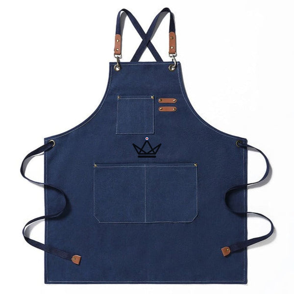 Tablier en toile vintage - WEEYI BARISTA - - Tablier de cuisine - Cadeau, Noël, Anniversaire, Original - Atelier Atypique