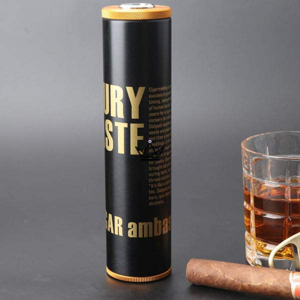 Cave à Cigare - LYROK TUBE aluminium solide voyage debut