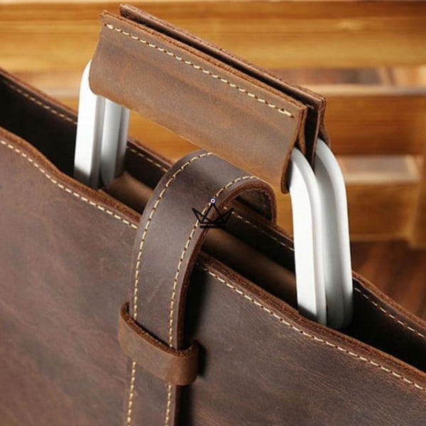 Sacoche en cuir vintage - WINSTON - Atelier Atypique