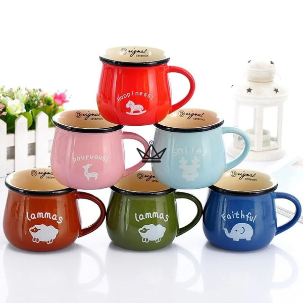 Mug vintage en céramique - RIGNAL - Atelier Atypique