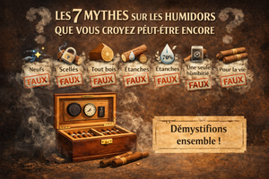 Les 7 mythes sur les humidors que vous croyez peut-être encore