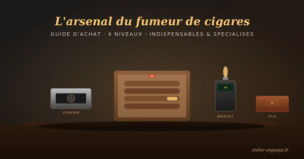 L'univers complet des accessoires à cigares : le guide exhaustif pour s'équiper intelligemment