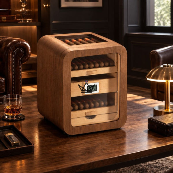 EAMES Edition Humidor — 110 Cigars, Cedar, Hygrometer | Classic & Visionary
