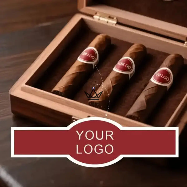 Étiquettes de cigare personnalisables avec votre logo - EMBLÈME - ["maj-desc","maj-filtre"] - bague cigare personnalisee - Cadeau, Noël, Anniversaire, Original, Fête des pères, fête des mères - Atelier Atypique