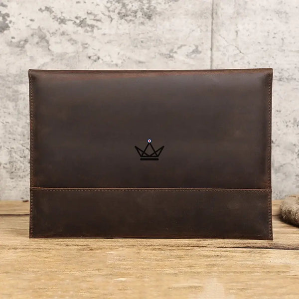 Customizable Leather Macbook Sleeve 13"-14" - MISSIVE Traveler