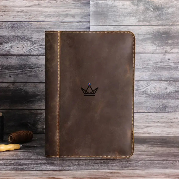 Customizable Leather MacBook Sleeve 13" - Traveler BINDING