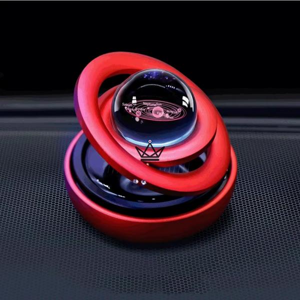 Solar-powered magnetic solar system, rotating rings - HELIA
