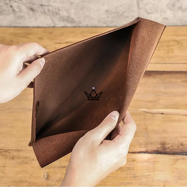 Customizable Leather Macbook Sleeve 13"-14" - MISSIVE Traveler