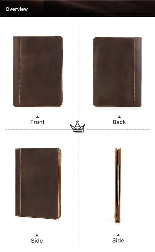 Customizable Leather MacBook Sleeve 13" - Traveler BINDING