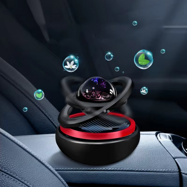 Solar-powered magnetic solar system, rotating rings - HELIA