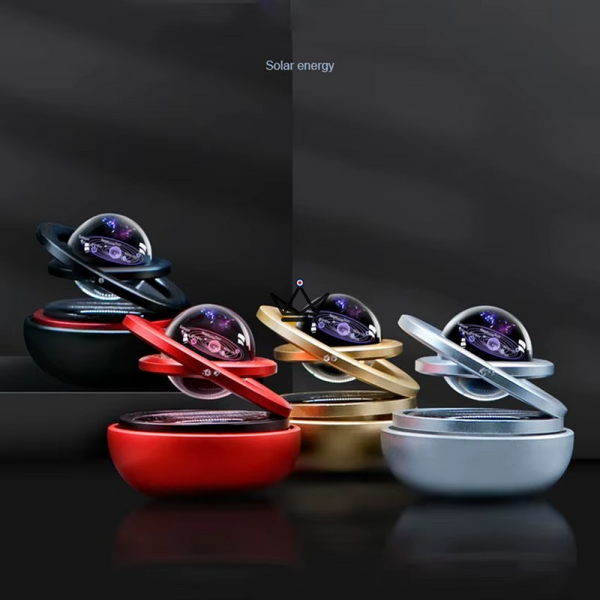 Solar-powered magnetic solar system, rotating rings - HELIA