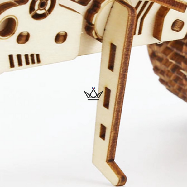 Puzzle 3D bois maquette moto trail à construire - MISTRAL