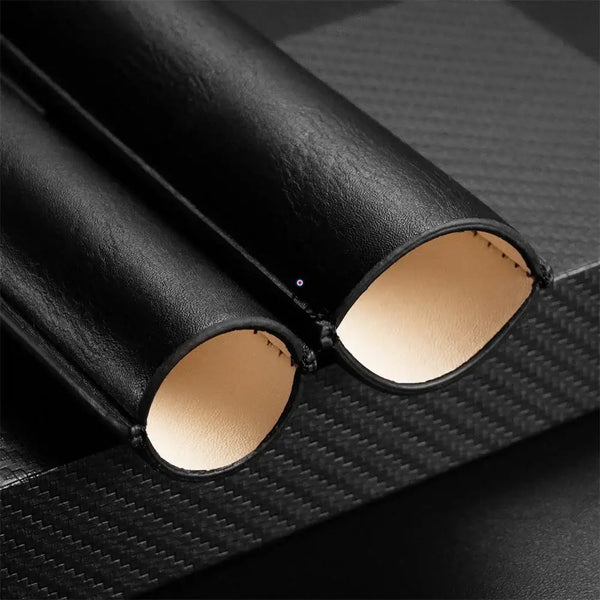 Étui à cigare individuel en cuir de vachette télescopique - SOLITAIRE - ["maj-desc","maj-filtre"] - etui cigare - Cadeau, Noël, Anniversaire, Original, Fête des pères, fête des mères - Atelier Atypique