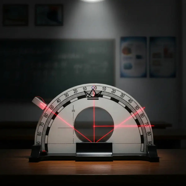 Optical demonstrator for light reflection and refraction - DIOPTRA
