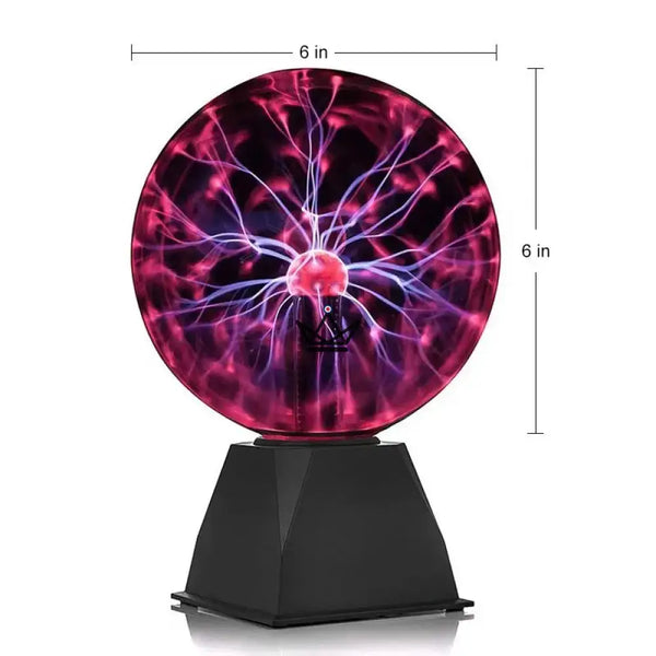 Touch-sensitive plasma lamp, 10 to 20 cm plasma ball - FULGUR