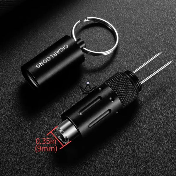 2-in-1 CAPONE Cigar Punch — Stainless Steel, 6 Colors | Gift Box