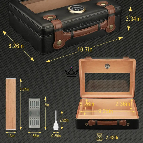 Reise-Zigarren-Humidor – Prestige-Reisender