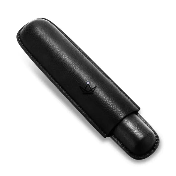 Étui à cigare individuel en cuir de vachette télescopique - SOLITAIRE - ["maj-desc","maj-filtre"] - etui cigare - Cadeau, Noël, Anniversaire, Original, Fête des pères, fête des mères - Atelier Atypique