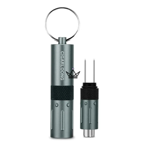 2-in-1 CAPONE Cigar Punch — Stainless Steel, 6 Colors | Gift Box