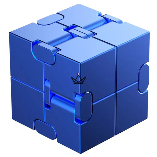 Anti-stress metal infinity cube for desk - SPIRA