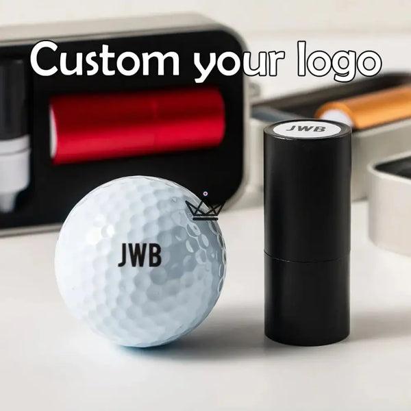 Customizable golf ball stamp, monogram or logo — PAR – 4/12