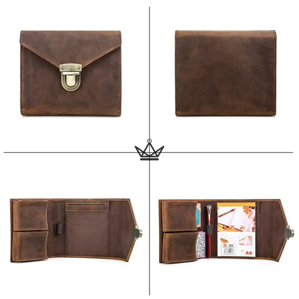 Customizable genuine leather playing card case — VOYAGEUR Cards