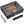 Carbon Fiber Cigar Humidor 25-35 Cigars Glass Top - SHADOW
