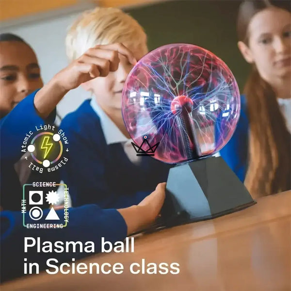 Touch-sensitive plasma lamp, 10 to 20 cm plasma ball - FULGUR