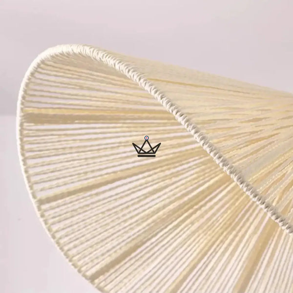 FOLIA Pendant Lamp — Hand-Woven Rattan, Leaf Shape