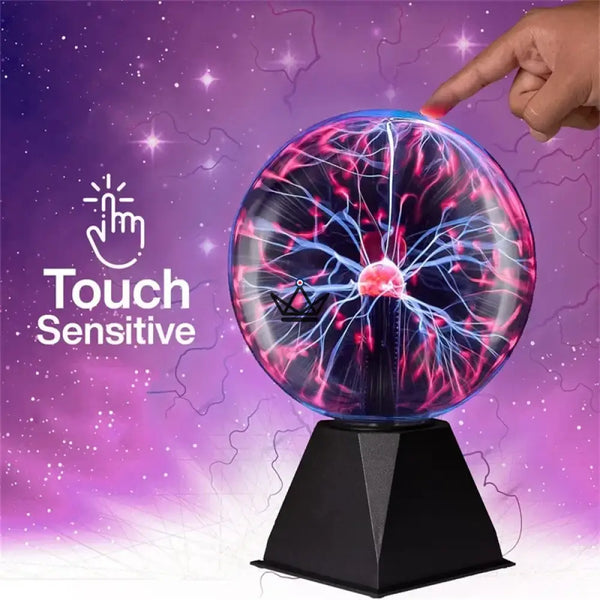 Touch-sensitive plasma lamp, 10 to 20 cm plasma ball - FULGUR