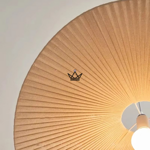 Suspension Verti Wabi — lustre design 60 & 80 cm | Blanc,  Beige, Lin - [] - luminaire - Cadeau, Noël, Anniversaire, Original, Fête des pères, fête des mères - Atelier Atypique