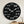 Silent mathematical wall clock with black background - ALGORA