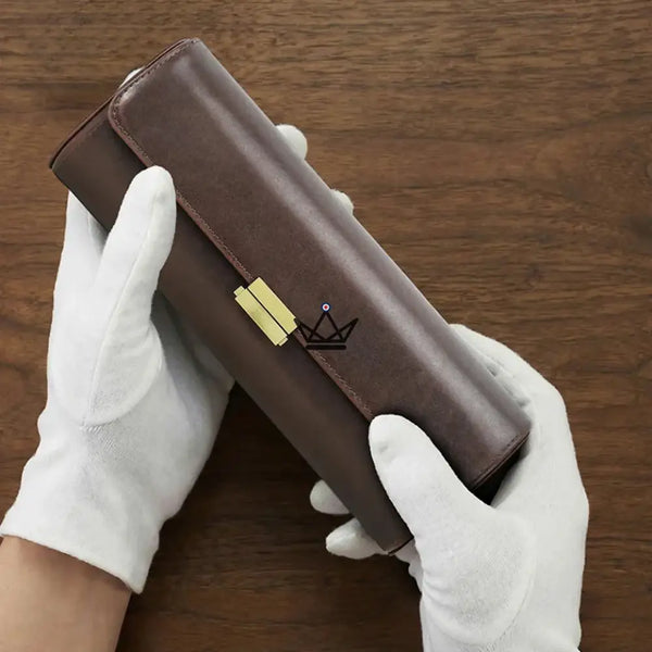 Customizable Leather Travel Watch Case for 1 to 4 Watches - CAPSULE Traveler