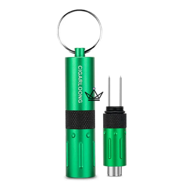 2-in-1 CAPONE Cigar Punch — Stainless Steel, 6 Colors | Gift Box
