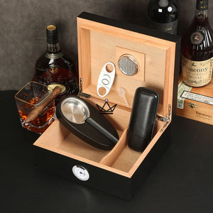 Coffret à cigare - FIFTY LUNARIS -  - cave a cigare - Cadeau, Noël, Anniversaire, Original - Atelier Atypique