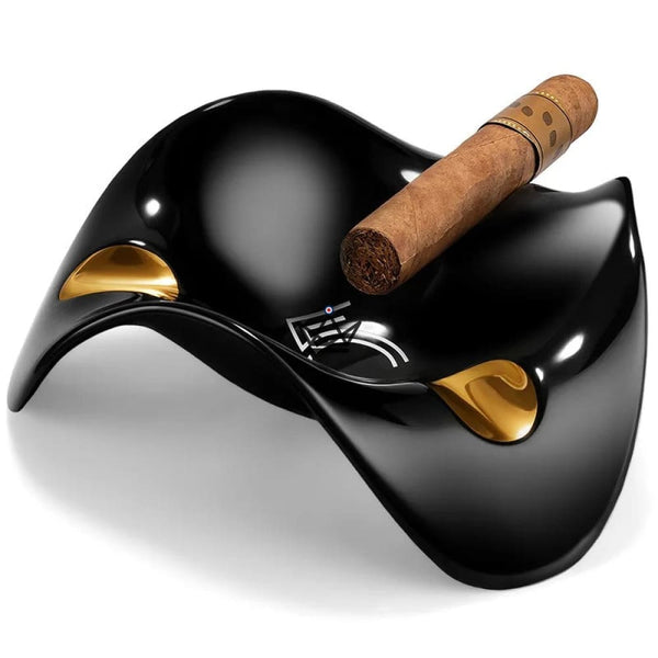 Cendrier à Cigare en Céramique - Éclipse Elégance - [] - cendrier cigare - Cadeau, Noël, Anniversaire, Original, Fête des pères, fête des mères - Atelier Atypique
