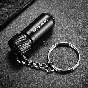 41 mm 2-in-1 Mini Cigar Cutter Keychain — MINIME