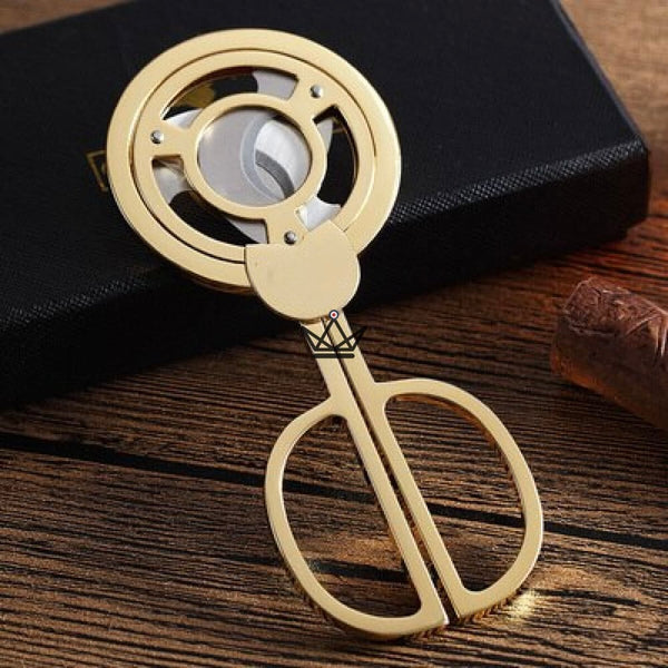 Ciseaux Coupe Cigare 3 lames COHIBA - BLADE or triple ciseau