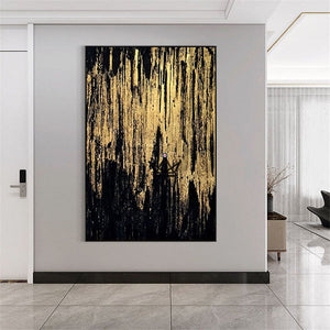 Peinture à l'huile sur toile XXL - Fusion Nocturne -  - toile - Cadeau, Noël, Anniversaire, Original - Atelier Atypique