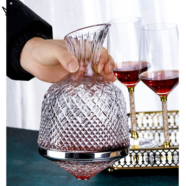 Carafe rotative à décanter le vin - KingWine Luxe -  - carafe à decanter - Cadeau, Noël, Anniversaire, Original  Atelier Atypique