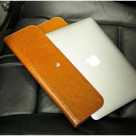 Housse en cuir pour MacBook Air 11" - PRESTON - Atelier Atypique