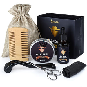 Kit Barbe Starter - 7 Pièces -  - barbe - Cadeau, Noël, Anniversaire, Original - Atelier Atypique