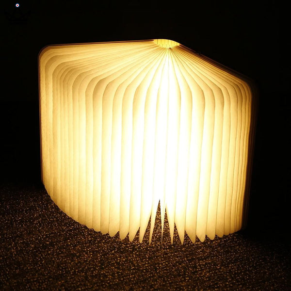 Livre lampe en bois - Atelier Atypique