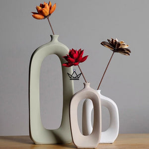 Vase Céramique - Origin Ovālis - ["maj-filtre"] - vase - Cadeau, Noël, Anniversaire, Original, Fête des pères, fête des mères - Atelier Atypique