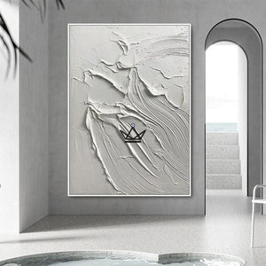Peinture à l'huile sur toile XXL - Contraste Intense -  - toile - Cadeau, Noël, Anniversaire, Original - Atelier Atypique