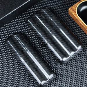 Étui à cigares CARBON — fibre de carbone, 2 ou 3 cigares, cepo 60 max - [] - Etui à cigare - Cadeau, Noël, Anniversaire, Original, Fête des pères, fête des mères - Atelier Atypique